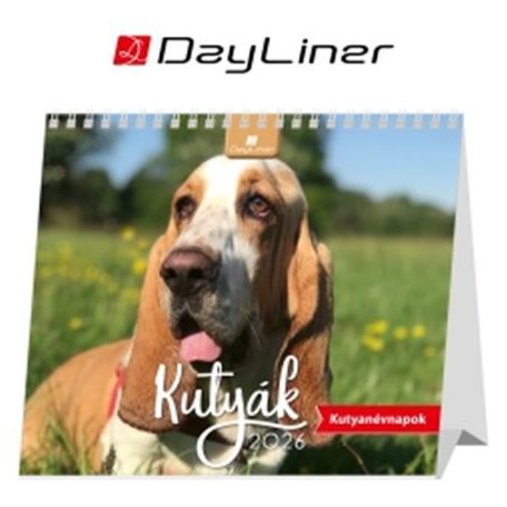 DAYLINER Naptár, asztali, álló, DAYLINER "Kutyák"