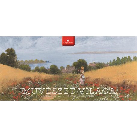 DAYLINER Naptár, asztali, álló, DAYLINER "Művészet világa"