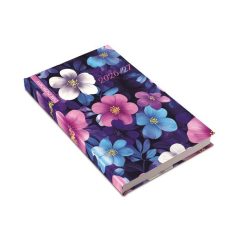   REALSYSTEM Diák zsebkönyv, heti, 2026/2027 tanév, REALSYSTEM, szirmok