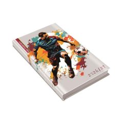   REALSYSTEM Diák zsebkönyv, heti, 2026/2027 tanév, REALSYSTEM, foci