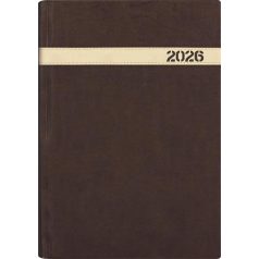   DAYLINER Naptár, tervező, B5, heti, DAYLINER "The Boss", barna