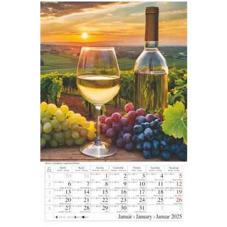 CSG Naptár, fali, CSG "Borvidék"