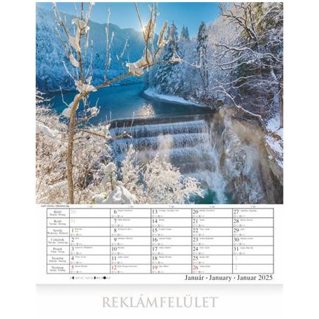 CSG Naptár, fali, CSG "Vízesések"