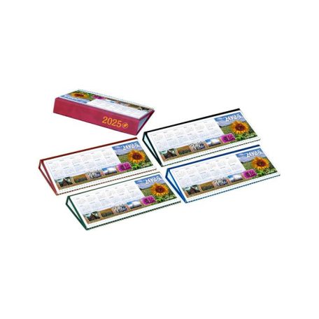 CSIZIO Naptár, asztali, fekvő, CSÍZIÓ, "Öko", kék