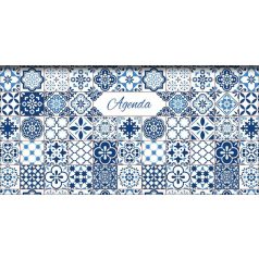   DAYLINER Zsebnaptár, fekvő elrendezésű, DAYLINER, "Colors Ceramic"