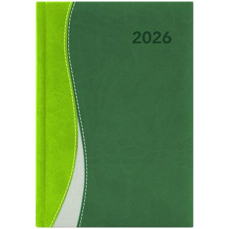 DAYLINER Naptár, tervező, A5, heti, DAYLINER, "Dubai", zöld-zöld