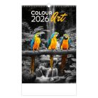 DAYLINER Naptár, fali, DAYLINER "Colour Art"