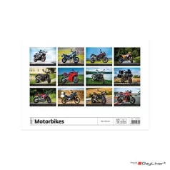 DAYLINER Naptár, fali, DAYLINER, "Motorbikes"