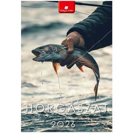 DAYLINER Naptár, fali, DAYLINER, "Horgász"