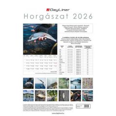 DAYLINER Naptár, fali, DAYLINER, "Horgász"