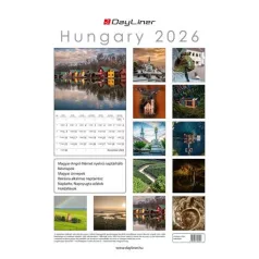 DAYLINER Naptár, fali, DAYLINER, "Hungary"