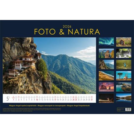 DAYLINER Naptár, fali, DAYLINER, "Foto&Natura"