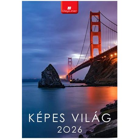 DAYLINER Naptár, fali, DAYLINER, "Képes Világ"