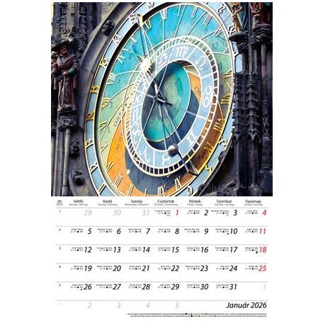 DAYLINER Naptár, fali, DAYLINER, "Képes Világ"