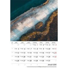   DAYLINER Naptár, fali, DAYLINER, "Természet varázsa"