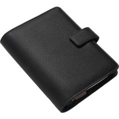   FILOFAX Kalendárium, gyűrűs, betétlapokkal, personal méret, FILOFAX "Camden", fekete