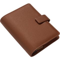   FILOFAX Kalendárium, gyűrűs, betétlapokkal, personal méret, FILOFAX "Camden", mokka