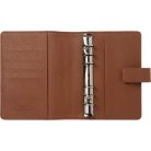 FILOFAX Kalendárium, gyűrűs, betétlapokkal, personal méret, FILOFAX "Camden", mokka