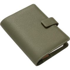   FILOFAX Kalendárium, gyűrűs, betétlapokkal, personal méret, FILOFAX "Camden", oliva