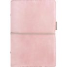 FILOFAX Kalendárium, gyűrűs, betétlapokkal, pocket méret, FILOFAX, "Domino" Soft", pasztell rózsaszín