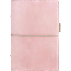   FILOFAX Kalendárium, gyűrűs, betétlapokkal, pocket méret, FILOFAX, "Domino" Soft", pasztell rózsaszín