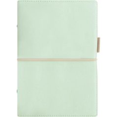   FILOFAX Kalendárium, gyűrűs, betétlapokkal, pocket méret, FILOFAX, "Domino" Soft", pasztellzöld