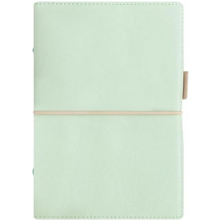 FILOFAX Kalendárium, gyűrűs, betétlapokkal, pocket méret, FILOFAX, "Domino" Soft", pasztellzöld