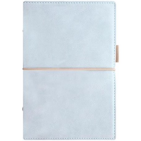 FILOFAX Kalendárium, gyűrűs, betétlapokkal, A5 méret, FILOFAX, "Domino" Soft", pasztellkék