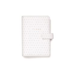   FILOFAX Kalendárium, gyűrűs, betétlapokkal, personal méret, FILOFAX "Moonlight", fehér