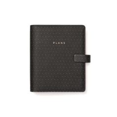   FILOFAX Kalendárium, gyűrűs, betétlapokkal, A5, FILOFAX "Moonlight", fekete