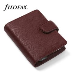   FILOFAX Kalendárium, gyűrűs, betétlapokkal, A5, FILOFAX "Norfolk", bordó