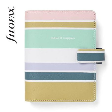 FILOFAX Kalendárium, gyűrűs, betétlapokkal, pocket méret, FILOFAX "Good Vibes"
