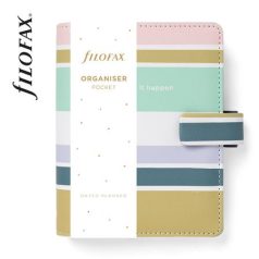   FILOFAX Kalendárium, gyűrűs, betétlapokkal, pocket méret, FILOFAX "Good Vibes"