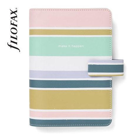FILOFAX Kalendárium, gyűrűs, betétlapokkal, personal méret, FILOFAX "Good Vibes"