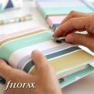 FILOFAX Kalendárium, gyűrűs, betétlapokkal, personal méret, FILOFAX "Good Vibes"