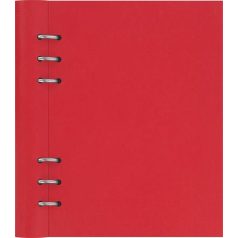   FILOFAX Tervező, naptár és füzet betéttel, A5, FILOFAX "Clipbook Classic", piros