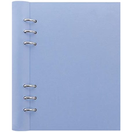 FILOFAX Tervező, naptár és füzet betéttel, A5, FILOFAX "Clipbook Pastel", pasztellkék