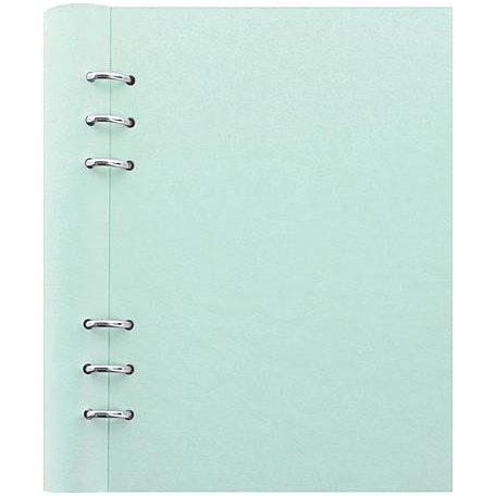 FILOFAX Tervező, naptár és füzet betéttel, A5, FILOFAX "Clipbook Classic Pastel", pasztellzöld