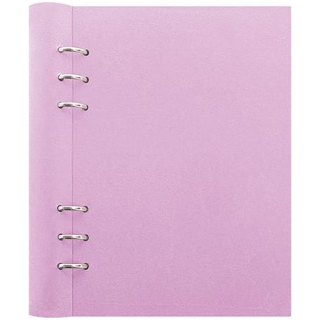 FILOFAX Tervező, naptár és füzet betéttel, A5, FILOFAX "Clipbook Pastel", pasztell-lila