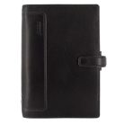 FILOFAX Kalendárium, gyűrűs, betétlapokkal, personal méret, FILOFAX, "Holborn", fekete