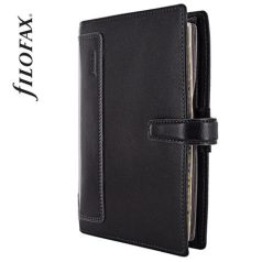   FILOFAX Kalendárium, gyűrűs, betétlapokkal, personal méret, FILOFAX, "Holborn", fekete