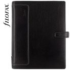 FILOFAX Kalendárium, gyűrűs, betétlapokkal, A5 méret, FILOFAX, "Holborn", fekete