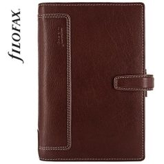   FILOFAX Kalendárium, gyűrűs, betétlapokkal, personal méret, FILOFAX, "Holborn", barna