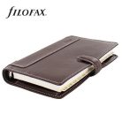 FILOFAX Kalendárium, gyűrűs, betétlapokkal, personal méret, FILOFAX, "Holborn", barna