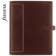   FILOFAX Kalendárium, gyűrűs, betétlapokkal, A5 méret, FILOFAX, "Holborn", barna