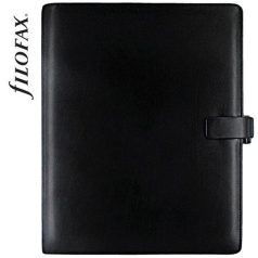   FILOFAX Kalendárium, gyűrűs, betétlapokkal, A4, FILOFAX "Metropol", fekete