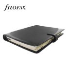 FILOFAX Kalendárium, gyűrűs, betétlapokkal, A4, FILOFAX "Metropol", fekete