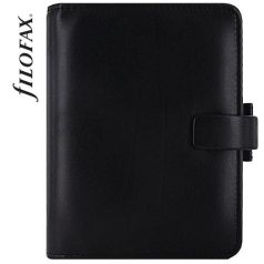   FILOFAX Kalendárium, gyűrűs, betétlapokkal, pocket méret, FILOFAX, "Metropol", fekete