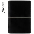 FILOFAX Kalendárium, gyűrűs, betétlapokkal, personal méret, FILOFAX, "Domino", fekete