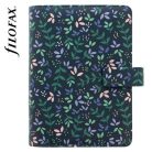 FILOFAX Kalendárium, gyűrűs, betétlapokkal, personal méret, FILOFAX "Garden Dusk"